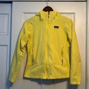 Yellow Patagonia Zip-Up Hoodie